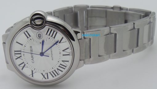 Cartier Ballon Bleu de Steel Swiss ETA Valjoux 7750 Movement Watch - Image 5