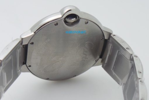 Cartier Ballon Bleu de Steel Swiss ETA Valjoux 7750 Movement Watch - Image 8