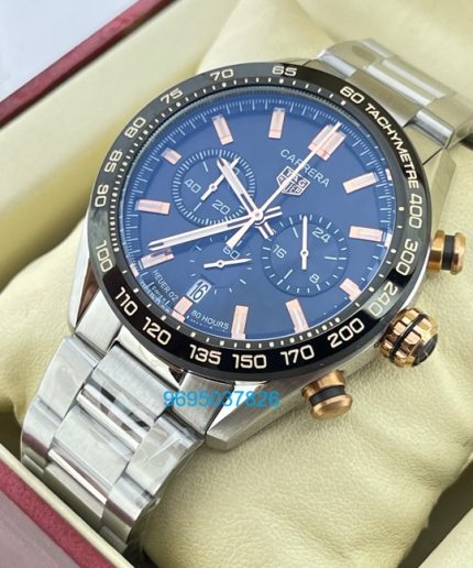 Tag Heuer Carrera Sport Black Chronograph Steel Watch