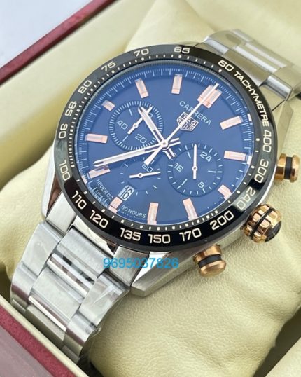 Tag Heuer Carrera Sport Black Chronograph Steel Watch