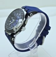 Tissot T-Race Chronograph Blue Rubber Strap Watch - Image 3