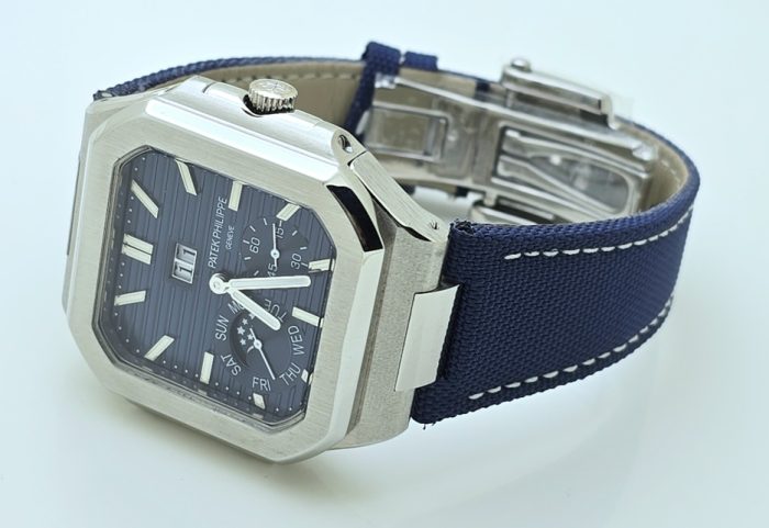 Patek Philippe Cubitus Chronograph Blue Swiss Automatic Watch - Image 5