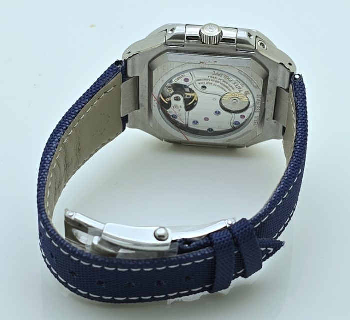 Patek Philippe Cubitus Chronograph Blue Swiss Automatic Watch - Image 6