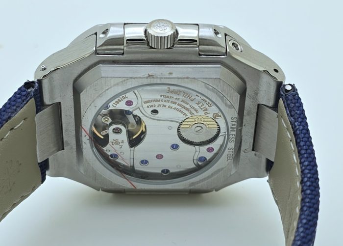 Patek Philippe Cubitus Chronograph Blue Swiss Automatic Watch - Image 7