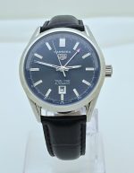 Tag Heuer Carrera Calibre 5 Twin Time GMT Leather Strap Swiss Automatic Watch - Image 2