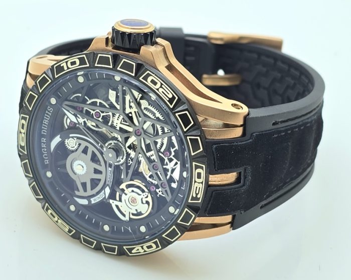 Roger Dubuis Aventador Black Rubber Strap Swiss Automatic Watch - Image 5
