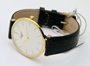 Longines La Grande Classique Ultra Slim Stick Mark Gold Leather Strap Watch - Image 5