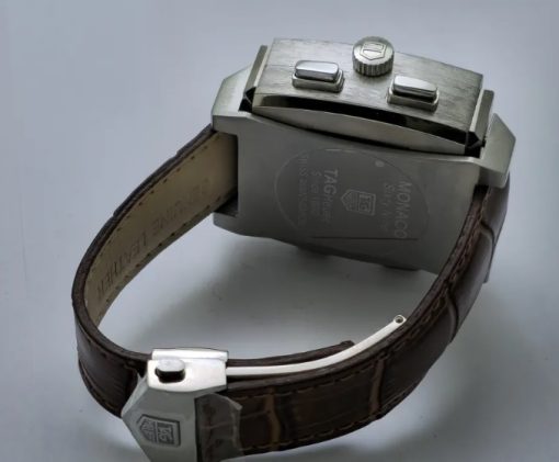 Tag Heuer Monaco 69 (Sixty-Nine) Analog/Digital White Limited Edition Watch - Image 6