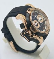 Graham Chronofighter Oversize Blue Rubber Strap Watch - Image 4