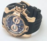 Graham Chronofighter Oversize Blue Rubber Strap Watch - Image 5