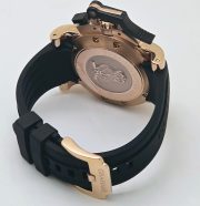 Graham Chronofighter Oversize Blue Rubber Strap Watch - Image 6