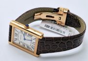 Cartier Tank Solo Rose Gold Leather Strap Watch - Image 5