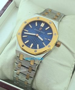 Audemars Piguet Royal Oak Blue Dual Tone Ladies Watch