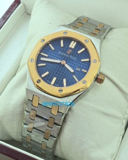Audemars Piguet Royal Oak Blue Dual Tone Ladies Watch