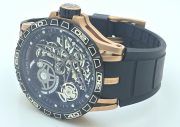 Roger Dubuis Aventador 2 Black Rubber Strap Swiss Automatic Watch - Image 5