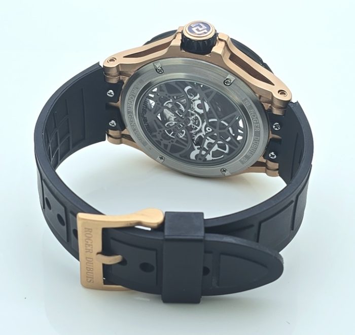 Roger Dubuis Aventador 2 Black Rubber Strap Swiss Automatic Watch - Image 6