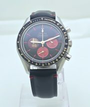 Omega Speedmaster Eyes On The Stars Black Leather Strap watch - Image 2