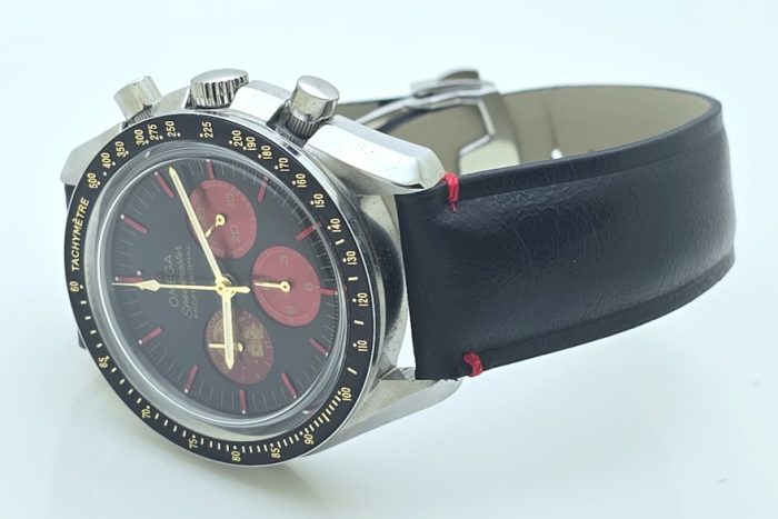 Omega Speedmaster Eyes On The Stars Black Leather Strap watch - Image 5