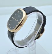 Patek Philippe Golden Ellipse Leather Strap Swiss ETA Valjoux Automatic Watch - Image 4
