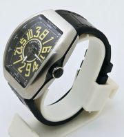 Franck Muller Vanguard Crazy Hours Yellow Marking Swiss Automatic Watch - Image 3