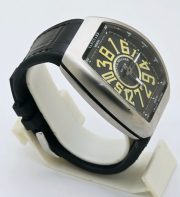 Franck Muller Vanguard Crazy Hours Yellow Marking Swiss Automatic Watch - Image 4