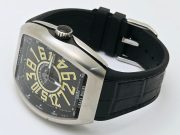 Franck Muller Vanguard Crazy Hours Yellow Marking Swiss Automatic Watch - Image 5