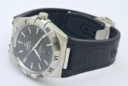 Omega Constellation Steel Black Strap Swiss Automatic Watch - Image 5