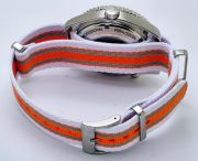 Omega Seamaster Planet Ocean Orange Nato Strap Swiss Automatic Watch - Image 6