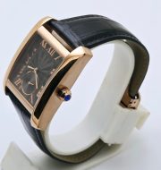 Cartier Tank MC Black Rose Gold Swiss ETA Automatic Watch - Image 3