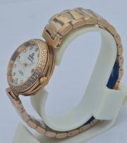 Omega Ladymatic Nicole Kidman White Rose Gold Ladies Watch - Image 4