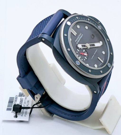 Panerai Submersible Quaranta Quattro Luna Rossa Ti-Ceramitech™ Swiss ETA 2250 Valjoux Movement Automati Watch - Image 4