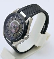 OMEGA SEAMASTER AQUA TERA WORLD TIME BLACK BEZEL SWISS AUTOMATIC WATCH - Image 3