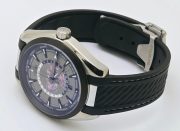 OMEGA SEAMASTER AQUA TERA WORLD TIME BLACK BEZEL SWISS AUTOMATIC WATCH - Image 5