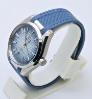OMEGA SEAMASTER AQUA TERRA STONE BLUE RUBBER STRAP SWISS AUTOMATIC WATCH - Image 3