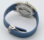 OMEGA SEAMASTER AQUA TERRA STONE BLUE RUBBER STRAP SWISS AUTOMATIC WATCH - Image 6