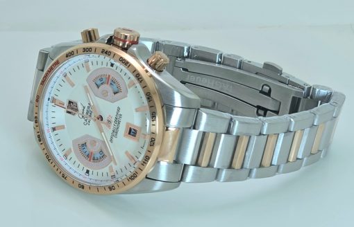 Tag Heuer Grand Carrera Calibre 17 RS 2 Mens Dual Tone Full Steel Watch - Image 5