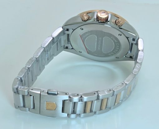 Tag Heuer Grand Carrera Calibre 17 RS 2 Mens Dual Tone Full Steel Watch - Image 6