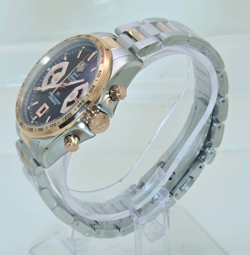 Tag Heuer Grand Carrera Calibre 17 Rose Gold Black Watch - Image 3