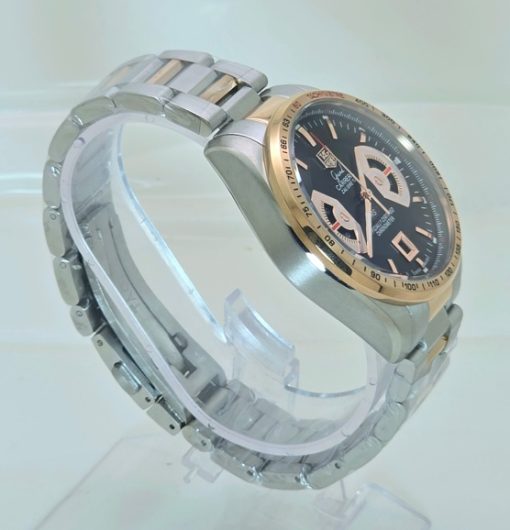 Tag Heuer Grand Carrera Calibre 17 Rose Gold Black Watch - Image 4