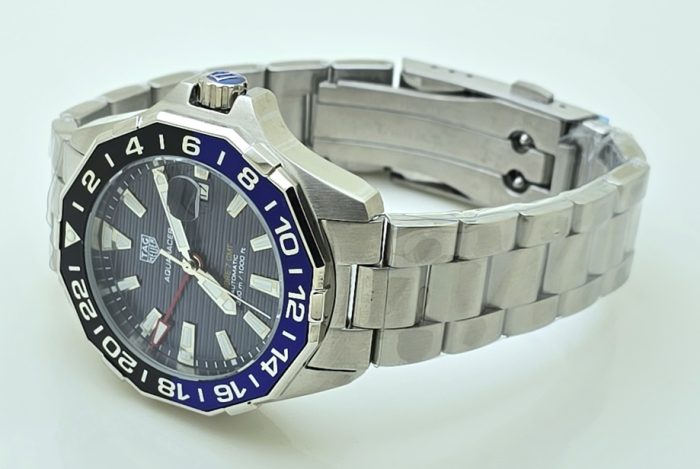 Tag Heuer Aquaracer Professional 300 GMT Blue Swiss Automatic Watch - Image 5