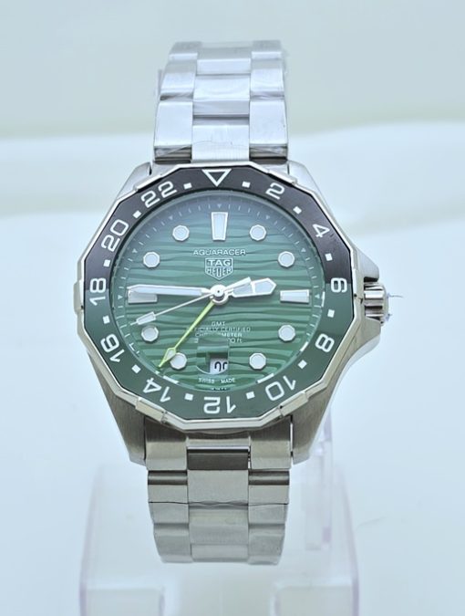 Tag Heuer Aquaracer Professional 300 GMT Green Swiss Automatic Watch - Image 2