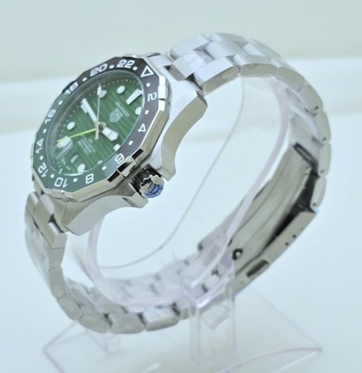 Tag Heuer Aquaracer Professional 300 GMT Green Swiss Automatic Watch - Image 3