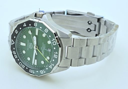 Tag Heuer Aquaracer Professional 300 GMT Green Swiss Automatic Watch - Image 5
