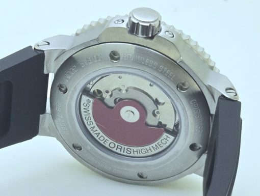 Oris Aquis Upcycle Black Rubber Strap Swiss Automatic Watch - Image 7