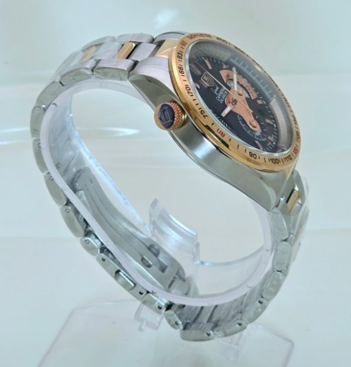 Tag Heuer Grand Carrera Calibre 36 Black Dual Tone Watch - Image 4