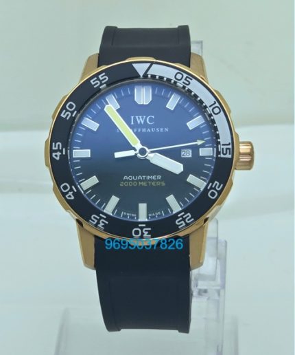 Aquatimer 2000 Rose Gold Black Rubber Strap Swiss Automatic Watch