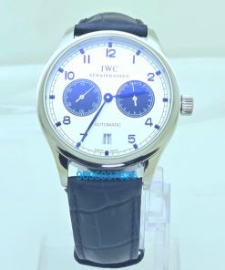 Portuguese Power Reserve White Dial Leather Strap 2 Swiss Automatic