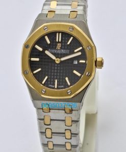 Audemars Piguet Royal Oak Black Dual Tone Ladies Watch