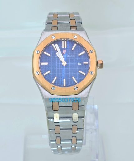 Audemars Piguet Royal Oak Blue Dual Tone Ladies Watch