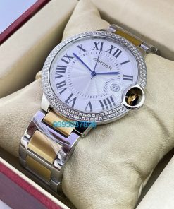 Cartier Ballon Bleu Jewel Bezel Watch